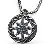 Men's Celtic Compass Wolf Goat Dragon Eagle Stainless Steel Pendant Necklaces