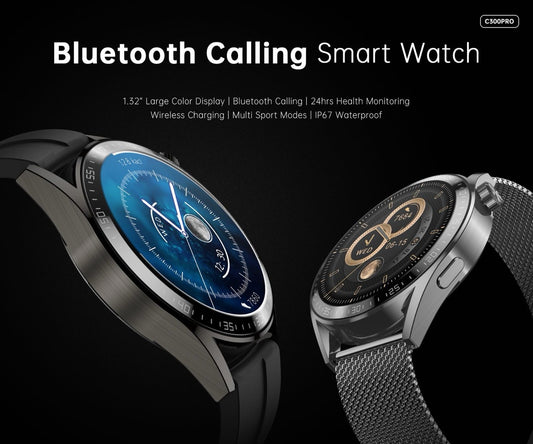 All-in-One Smartwatch with Bluetooth Calls – Fitness, Heart Rate, Sleep & SpO₂ Tracker, Waterproof Round Smart Watch for iPhone & Android (Black)