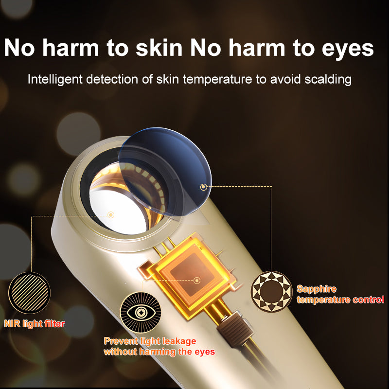 Aolemon Mutifuncational Beauty Device- Hot & Cold Facial Massager Anti-aging Winkle Reduction & Spot Improvement Skin Beauty Equipment
