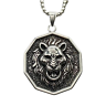 Men's Celtic Compass Wolf Goat Dragon Eagle Stainless Steel Pendant Necklaces