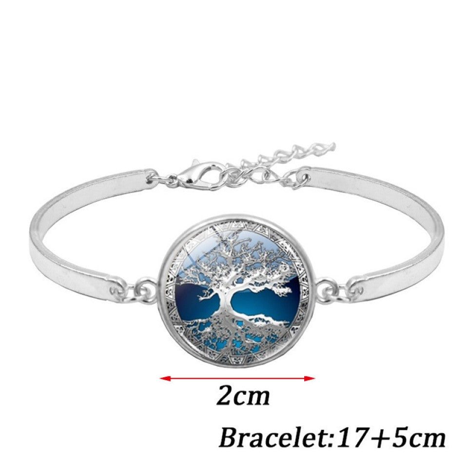 Family Tree Necklace, Earrings and Bracelet Tri-Set