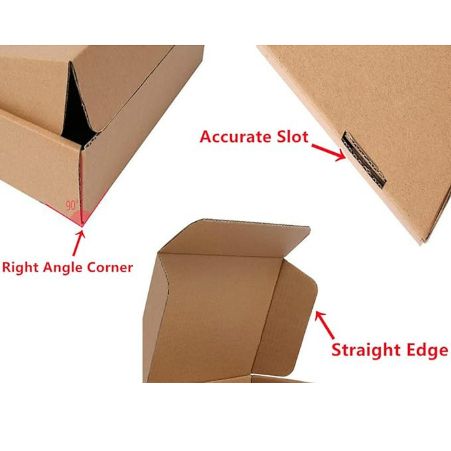 A4 and Square Size Large Letter Mailing Postal Brown Cardboard Box 10pc