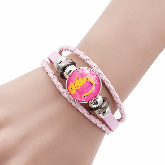 Wicked Witch Inspired Elphaba & Glinda Friendship Faux leather Bracelets 2pcs