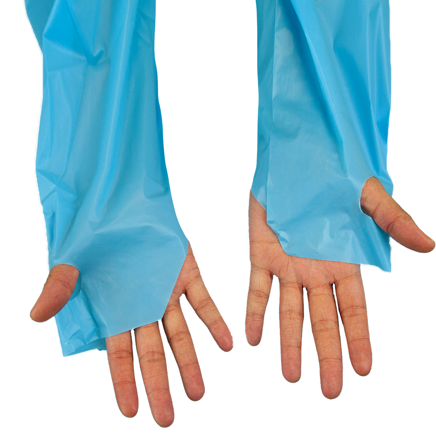 50pc Waterproof Dental Hairdresser Disposable Protective Gown Apron Thumb-Loops