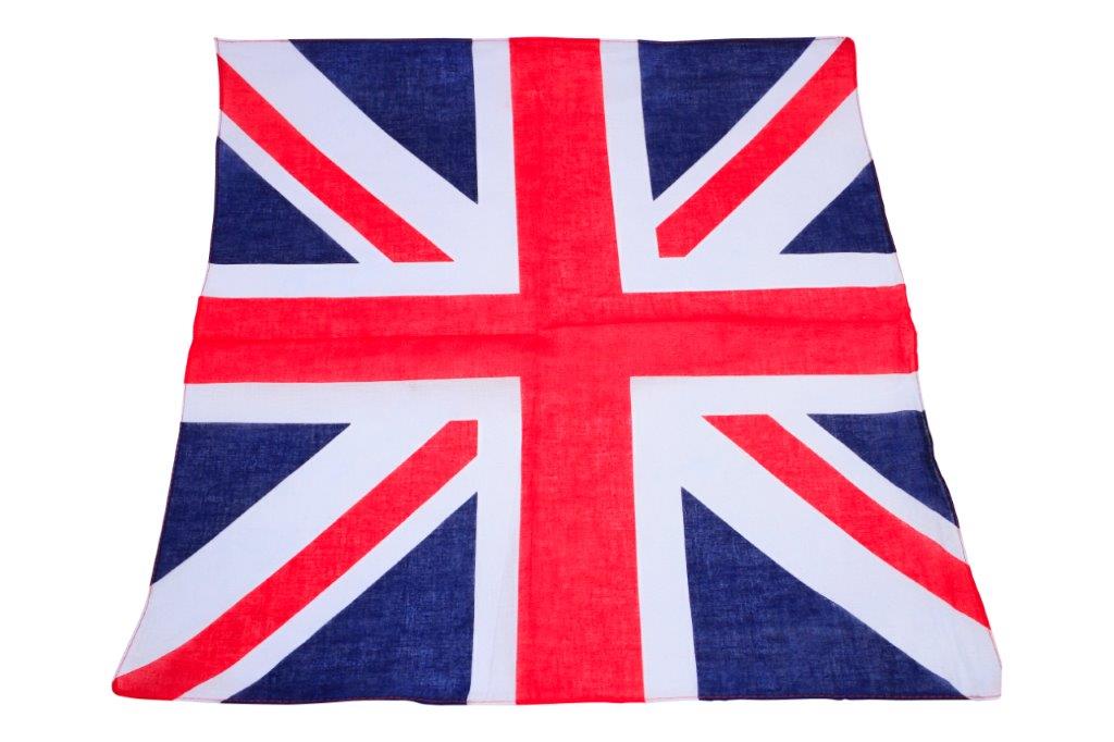 100pc Union Jack Flag Bandanna Flag Scar Banner Queen's Platinum Jubilee