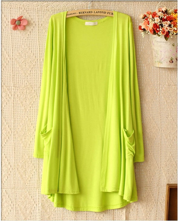 20pc_Lightweight Open Front Cardigan for Women