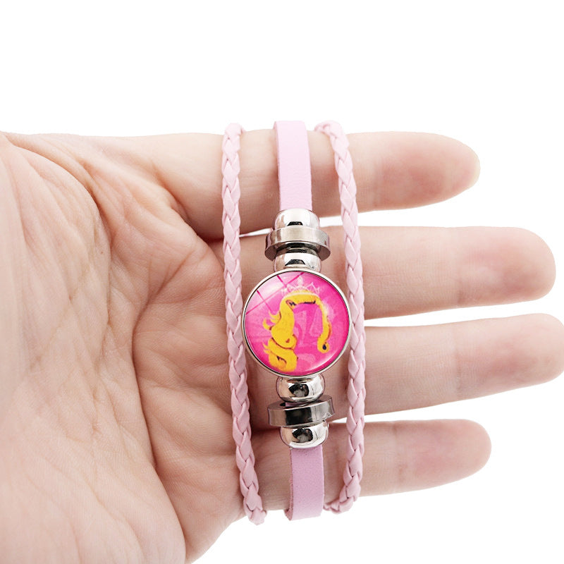 Wicked Witch Inspired Elphaba & Glinda Friendship Faux leather Bracelets 2pcs