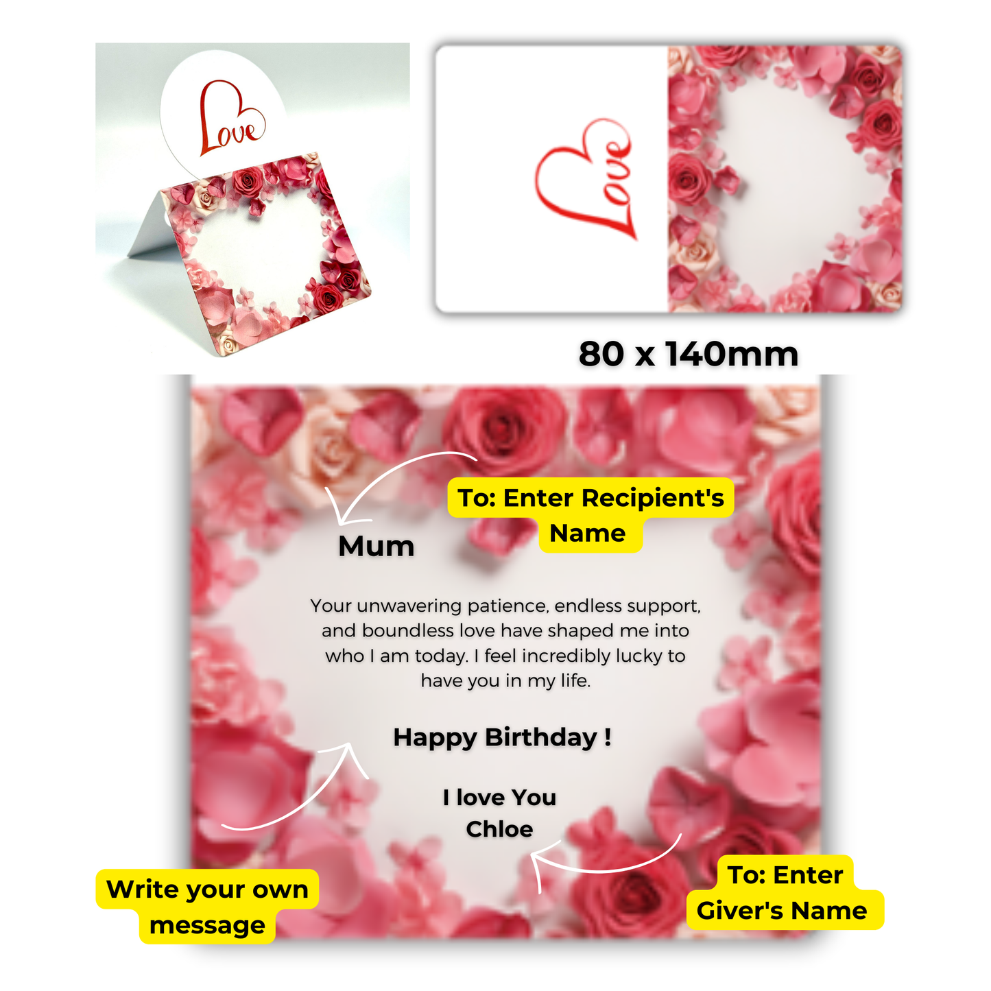 Premium Gift Packaging with Personalised Message