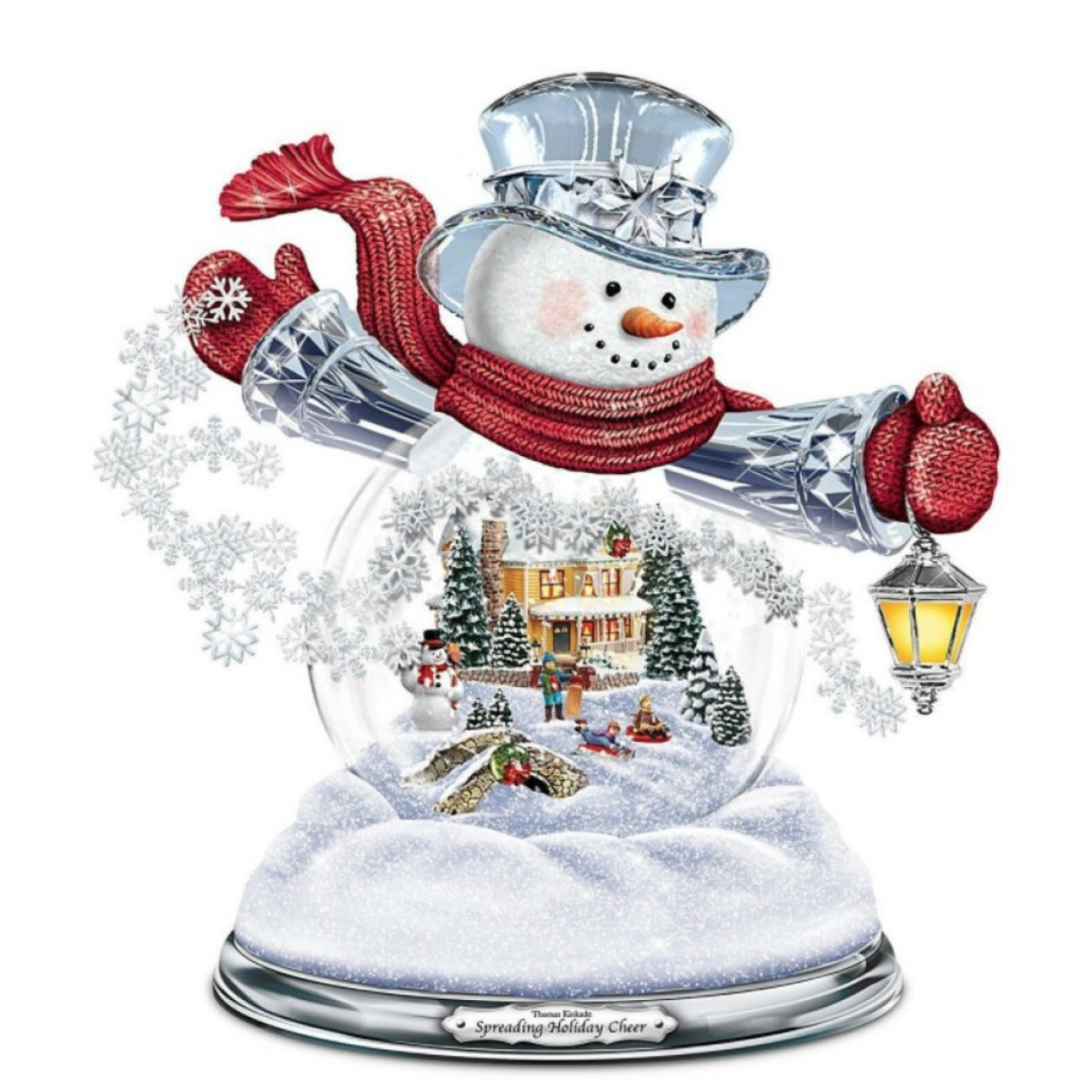 2pcs/Pack Christmas 3D Window Stickers – Santa & Snowman Holiday Decorations for Home or Shop