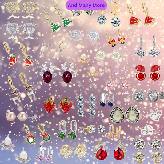 Mystery Jewellery 5PC Gifts for Women Necklace Earrings Rings Bracelets Mixed Sets