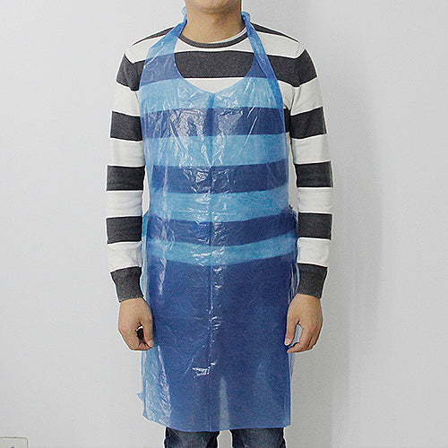 Sleeveless PE Protection Apron Disposable Bulk Buy 100/200pc for Salons Beauty & Food Service