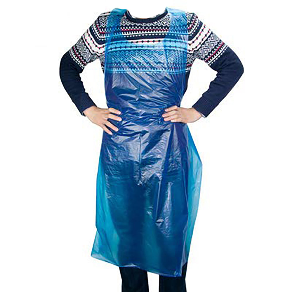 Sleeveless PE Protection Apron Disposable Bulk Buy 100/200pc for Salons Beauty & Food Service