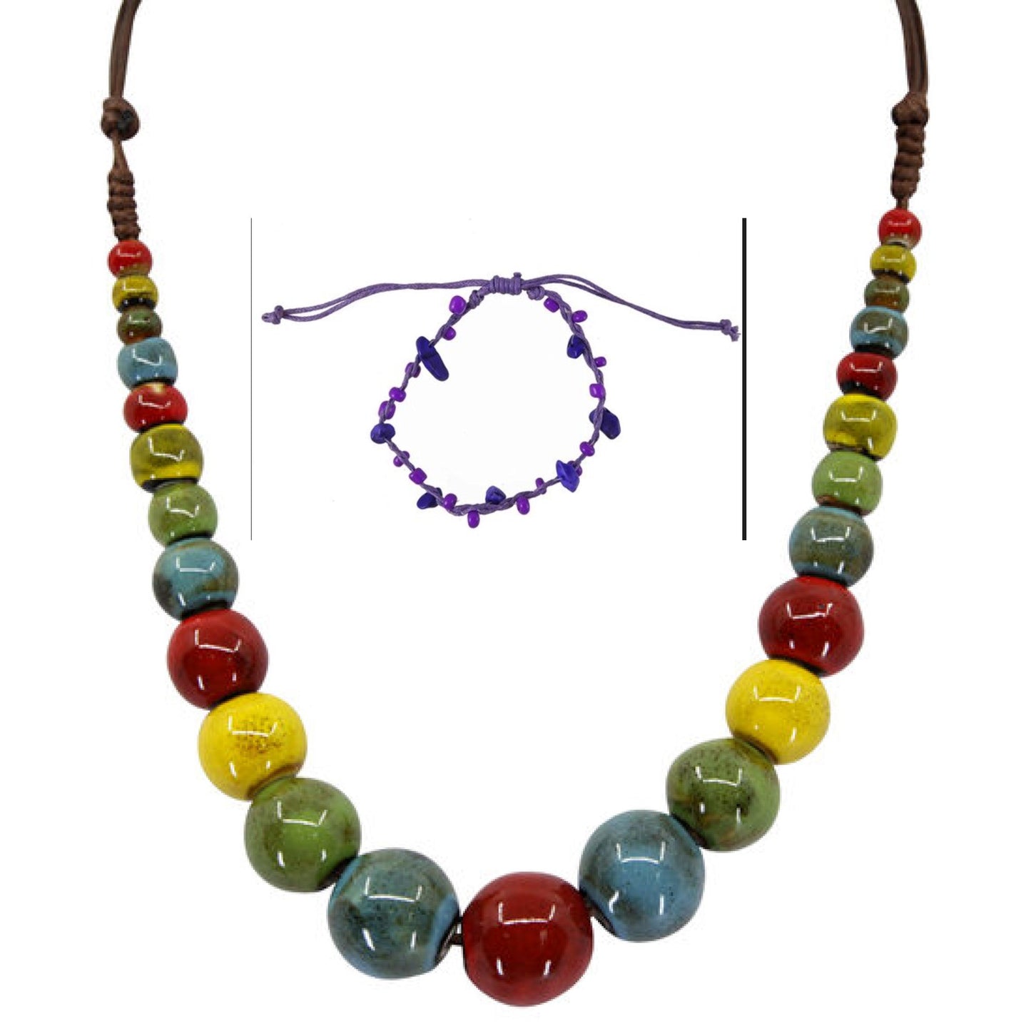 3pcs – Boho Jewellery Kaftan Tri-Set Bundle Summer Holiday UK size 8-16