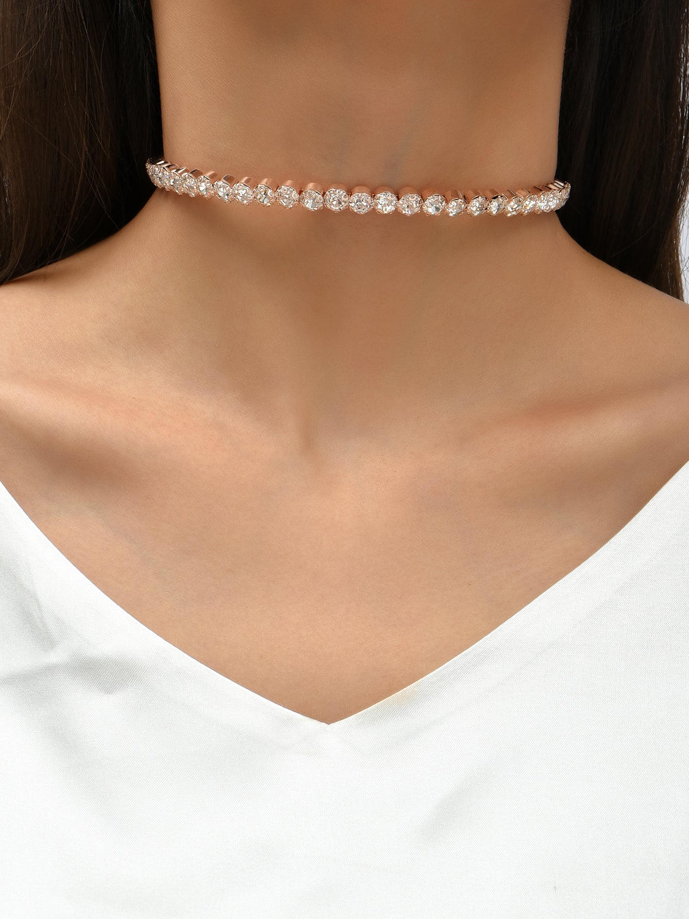Sparkling Crystal Choker