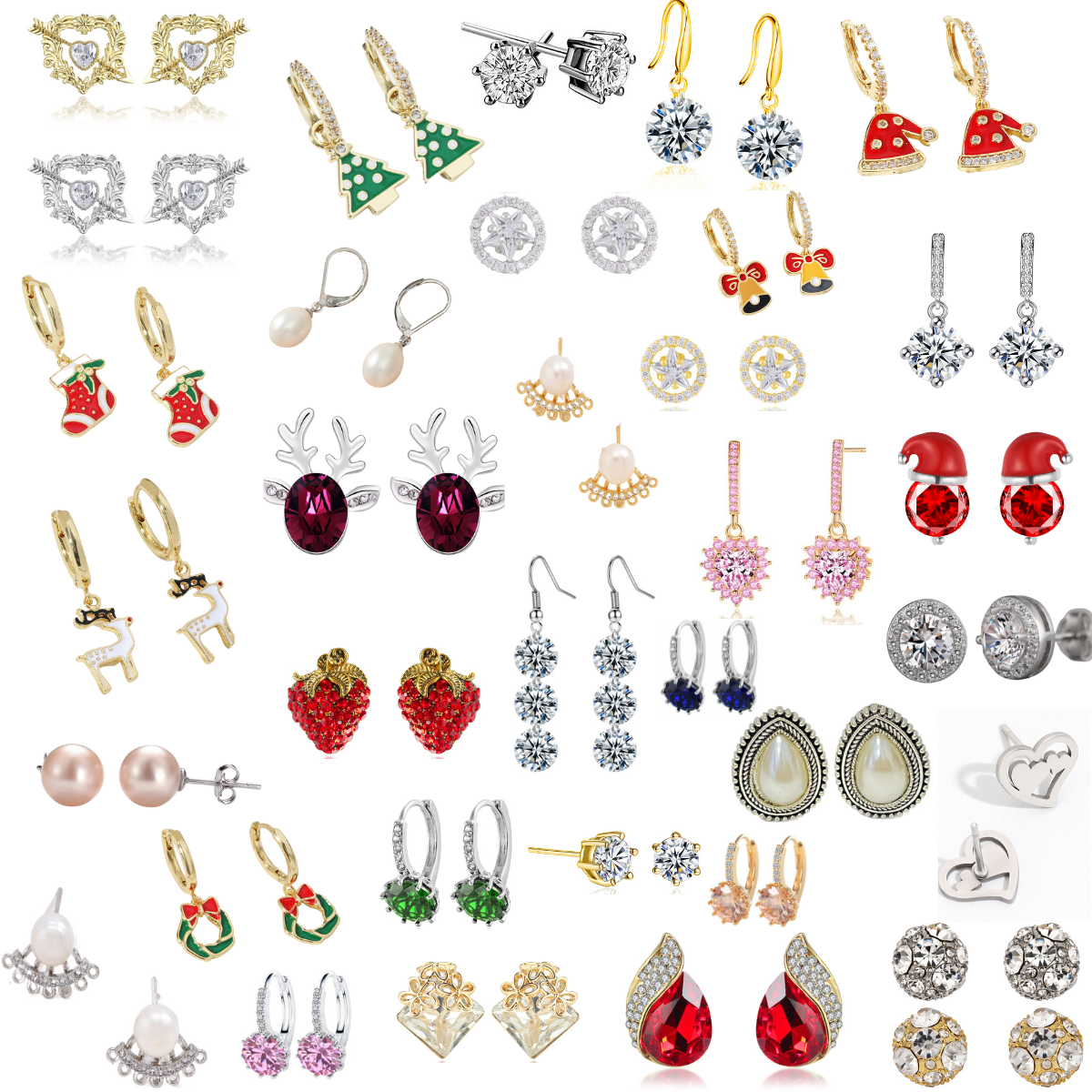 24 Days Mystery Christmas Jewellery Advent Calendar 2024 – A Magical Countdown of Surprise Gifts for Women