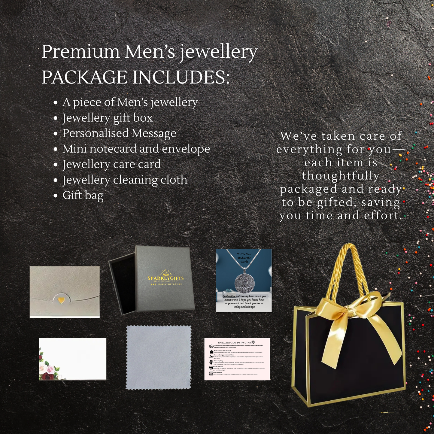 Mystery Jewellery Lucky Dip for Dad Prize includes Brand Items,Gift Card & Dior Sauvage EDP