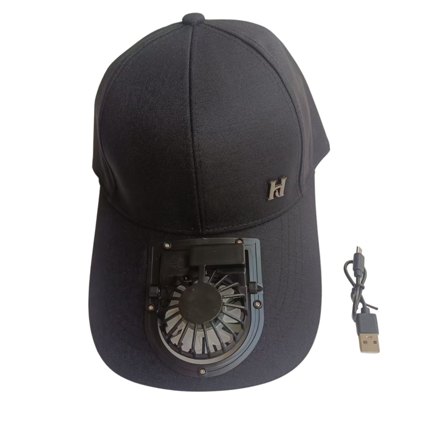 Sun Hat with Cooling Fan Baseball Cap Breathable USB Rechargeable