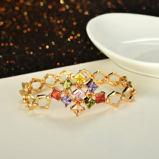 Infinity Love Forever Bracelet With Rose Gold Plating