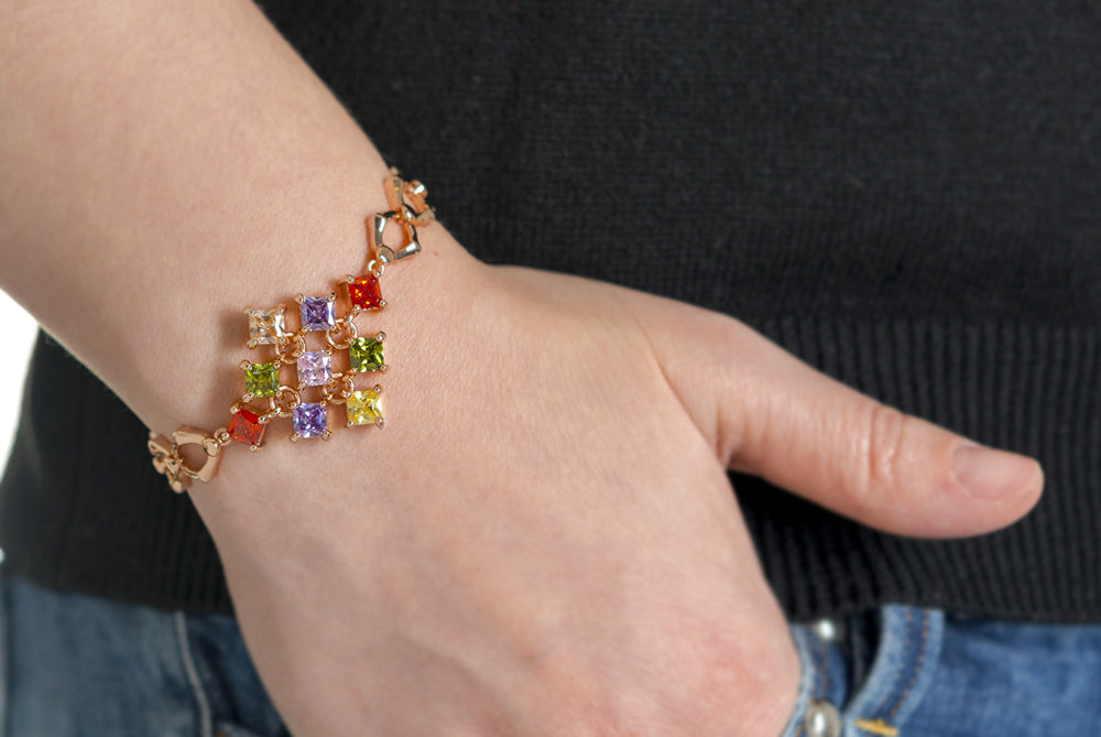 Infinity Love Forever Bracelet With Rose Gold Plating
