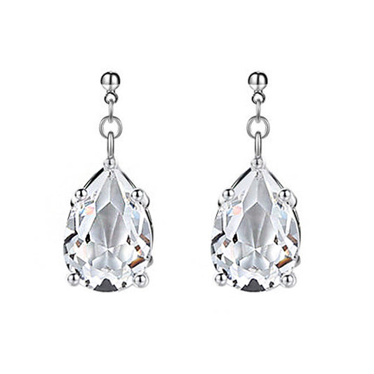 Tear Drop Earrings Made with Premium Crystals