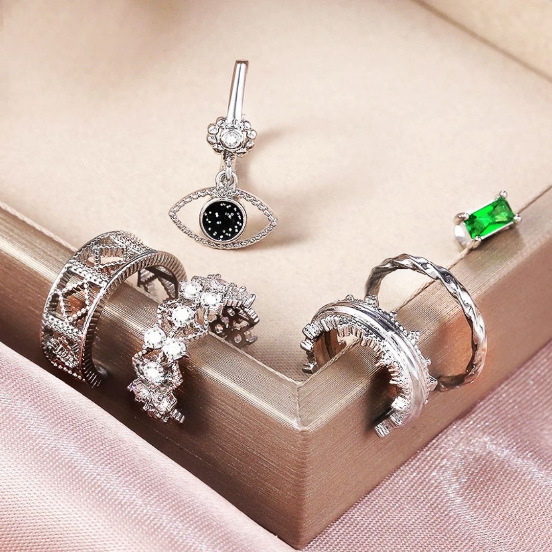 6pcs – Earring Set for Multiple Piercings