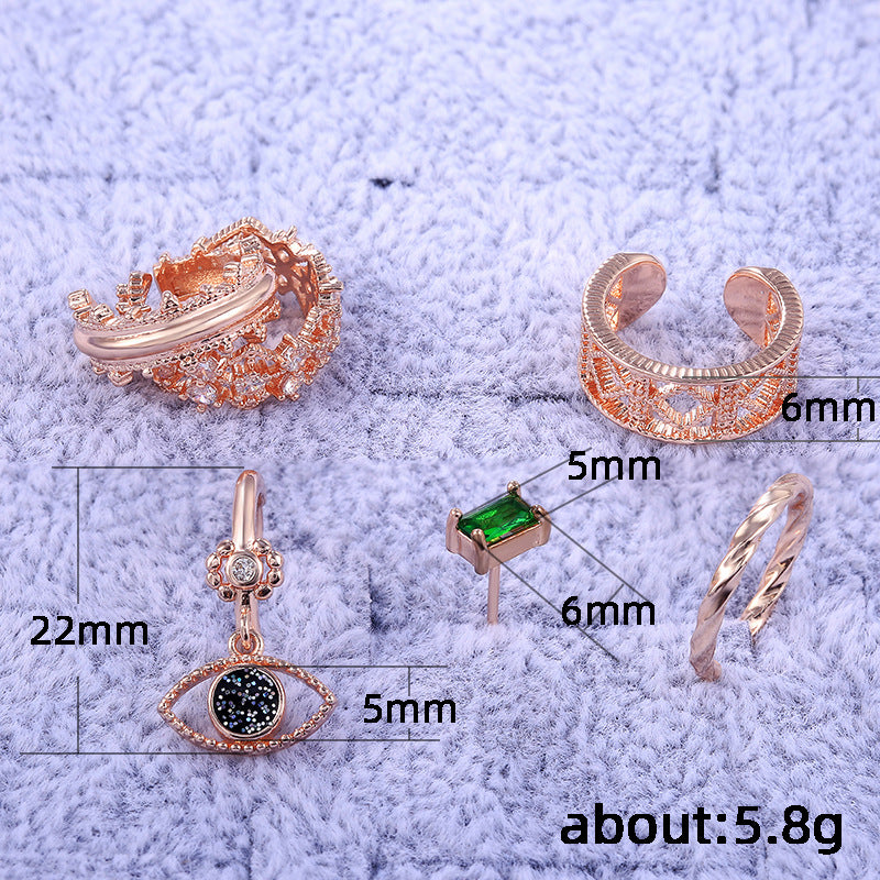 6pcs – Earring Set for Multiple Piercings