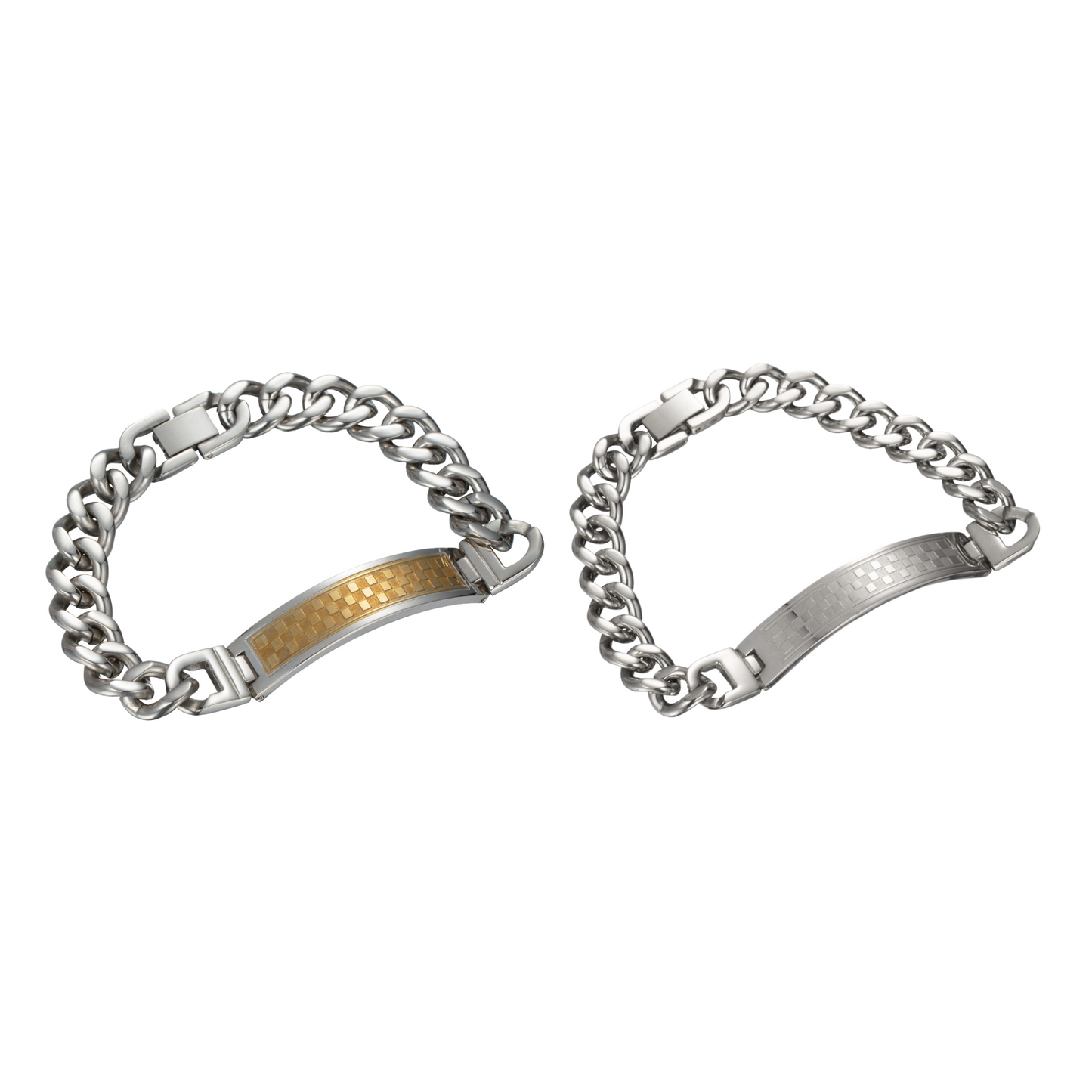 Men Stainless Steel Square Bracelet