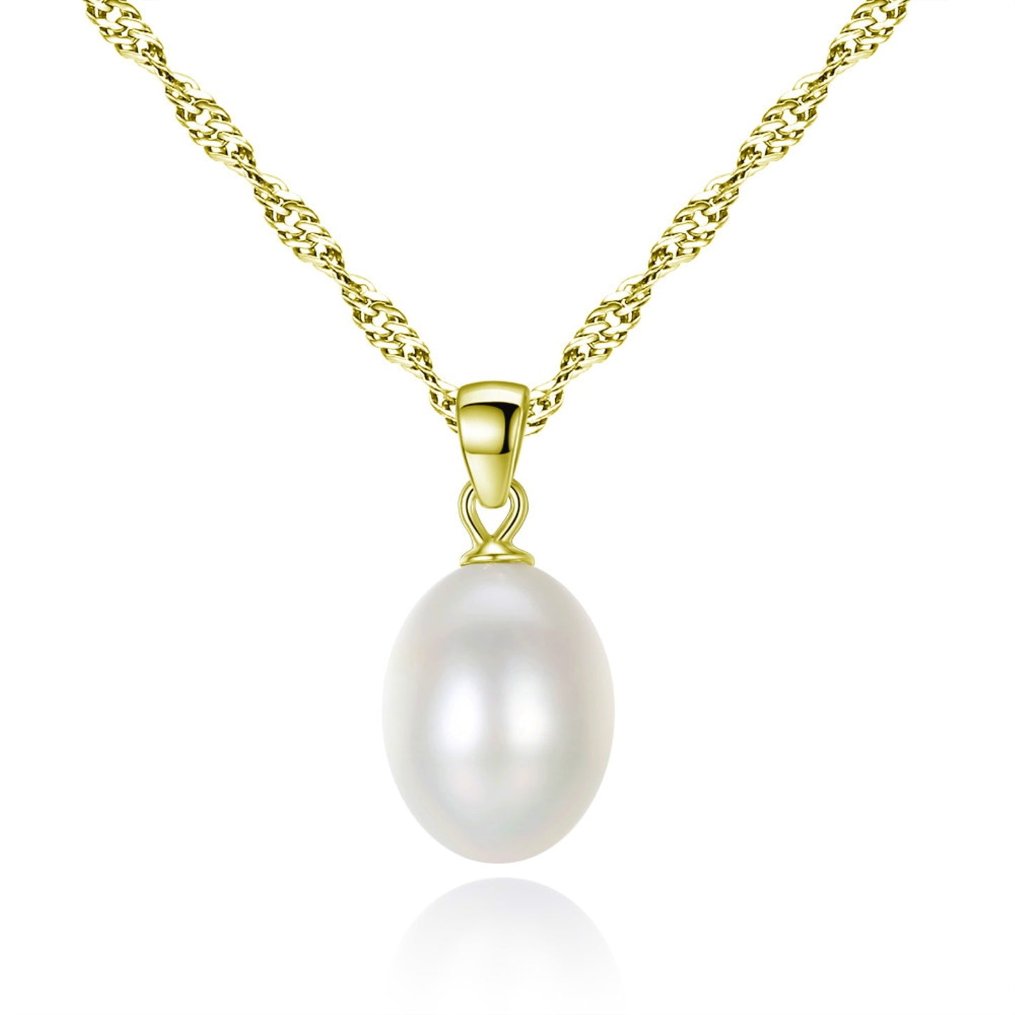Stunning Freshwater Pearl Pendant Necklace