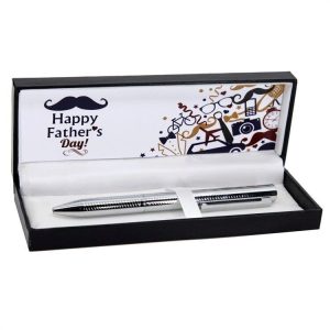 Father's Day Boxed Herringbone Ballpoint Pen