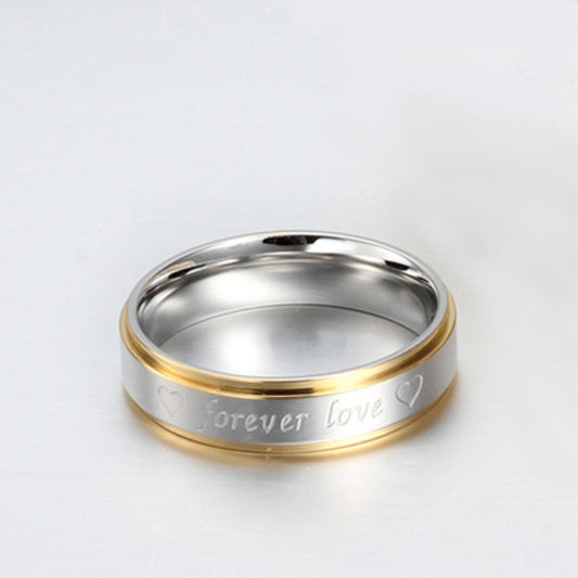 Stunning Two Tone Forever Love Ring – 4 sizes