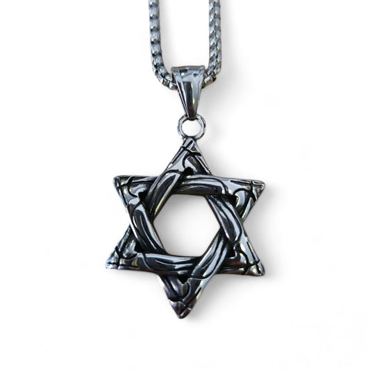 Men's Tree of Life Anchor Eagle Devil Eye Skeleton Stainless Steel Necklaces