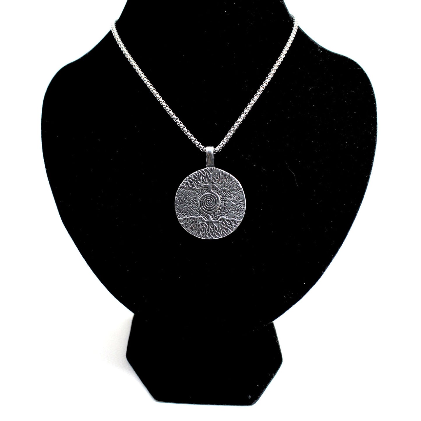 316L Stainless Steel Tree of Life Necklace for Brother with Personalised Message