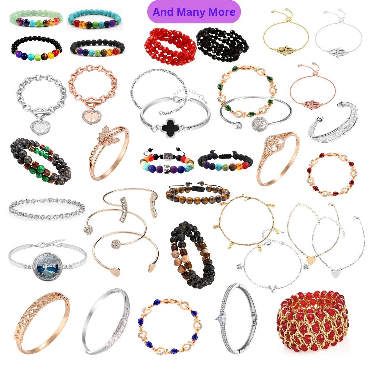 Mystery Jewellery 5PC Gifts for Women Necklace Earrings Rings Bracelets Mixed Sets