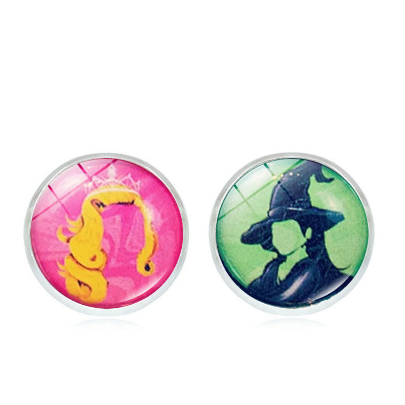 Wicked Witch Inspired Elphaba & Glinda Friendship Pin 2pcs