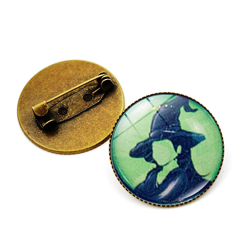 Wicked Witch Inspired Elphaba & Glinda Friendship Pin 2pcs