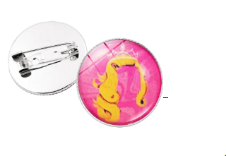 Wicked Witch Inspired Elphaba & Glinda Friendship Pin 2pcs