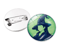 Wicked Witch Inspired Elphaba & Glinda Friendship Pin 2pcs