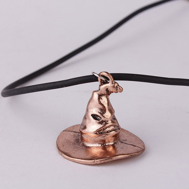 Harry Potter-inspired Golden Snitch Seeker Dark Mark Sorting Hat Wisdom Necklace