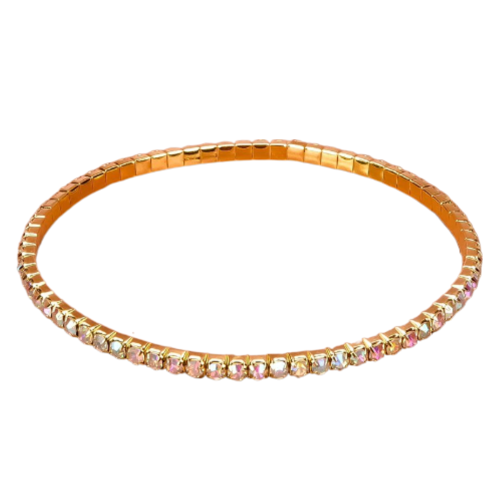 Sparkling Crystal Anklet Opal
