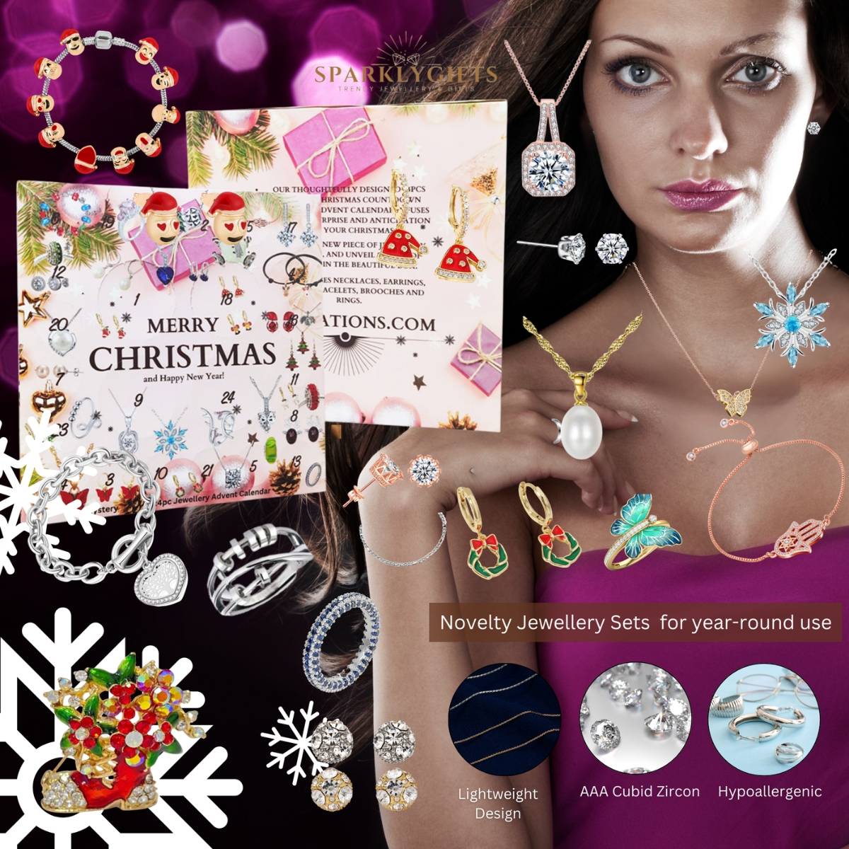🎄 The Ultimate Christmas Gift for Her: 24 Days of Stunning Jewellery Surprises! 🎁
