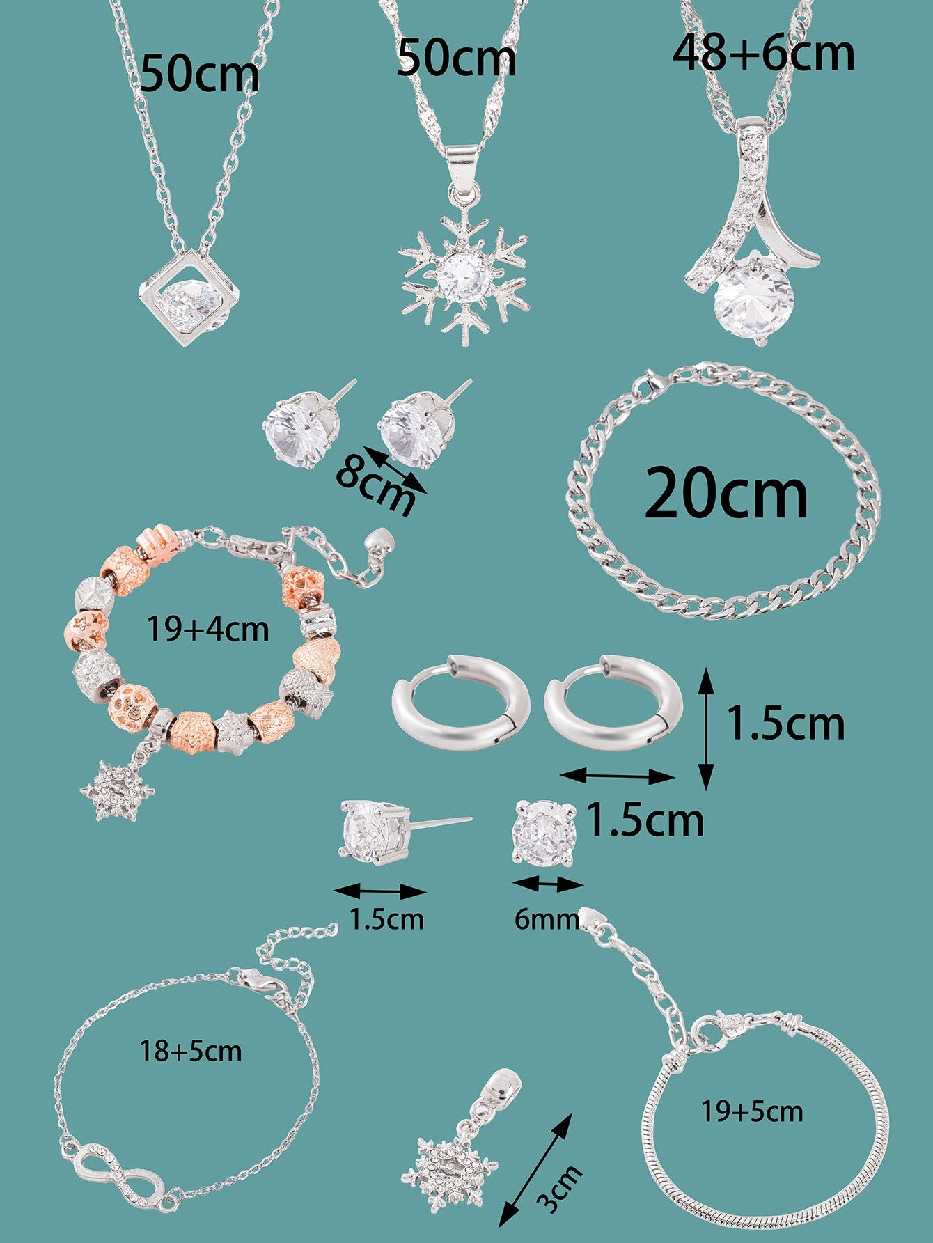 Crystal Christmas Tree Avent Calendar Jewellery Gifts for Women 2025