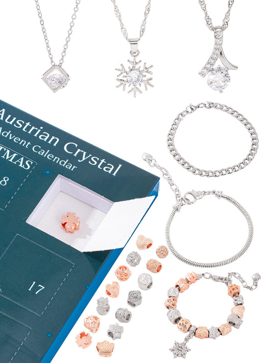Crystal Christmas Tree Avent Calendar Jewellery Gifts for Women 2025