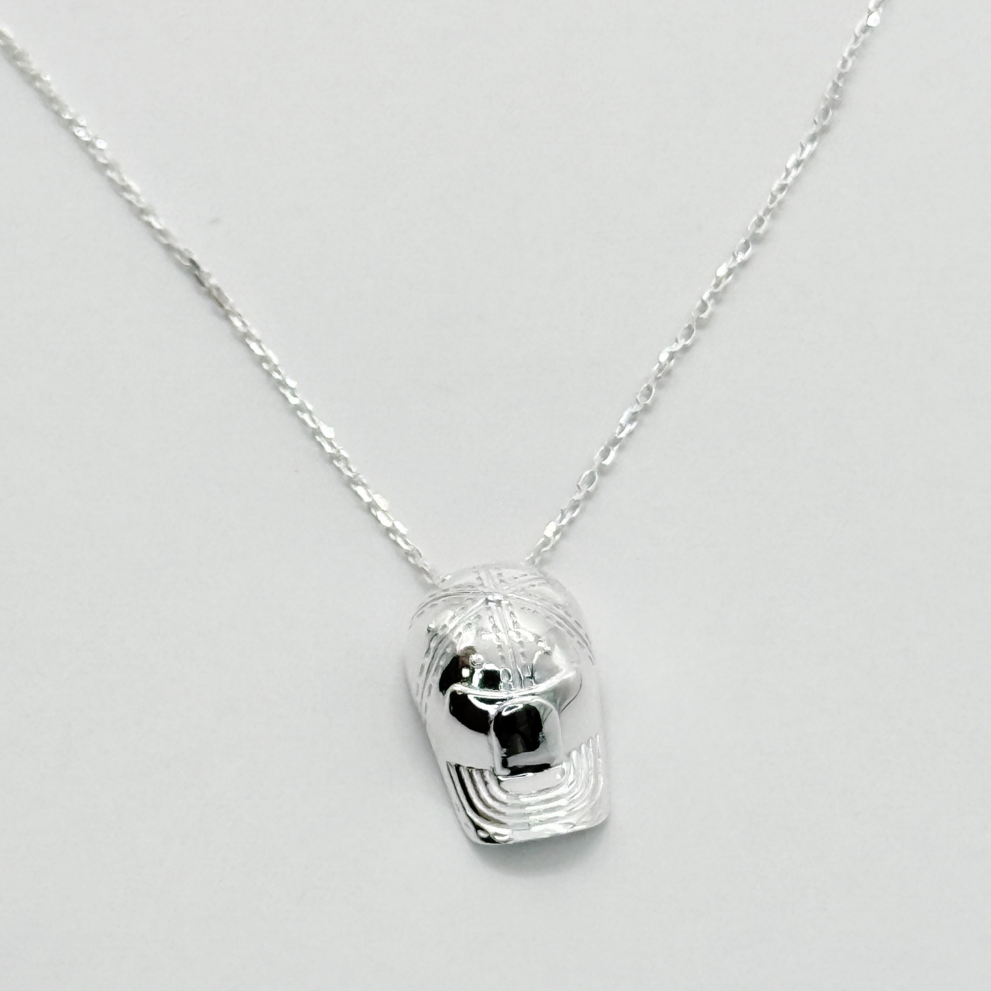 S925 Sterling Silver Iconic Cap Necklace