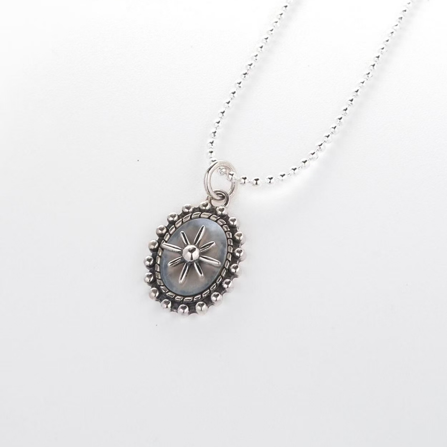 S925 Sterling Silver Guiding Star Amulet Necklace