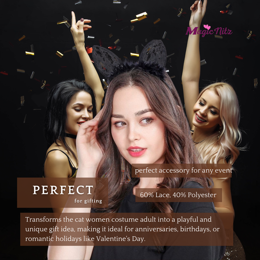 Cute Lace Cat Ears Fluffy Headband