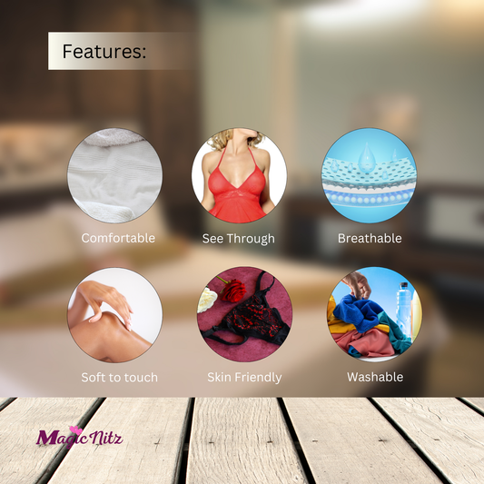 Sexy 2pcs Red Lace & Mesh Baby Doll Lingerie Set