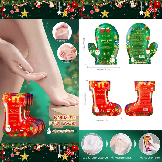 SADOER Ultimate Hydration 5 Hand & 5 Foot Mask Set