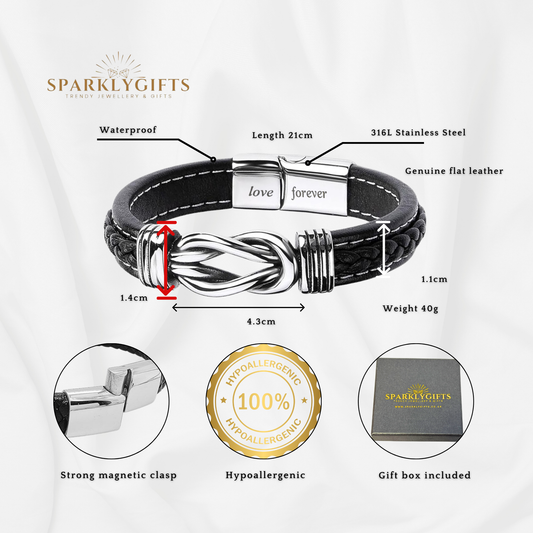 Eternal Bond Infinity Jewellery Set for Couple