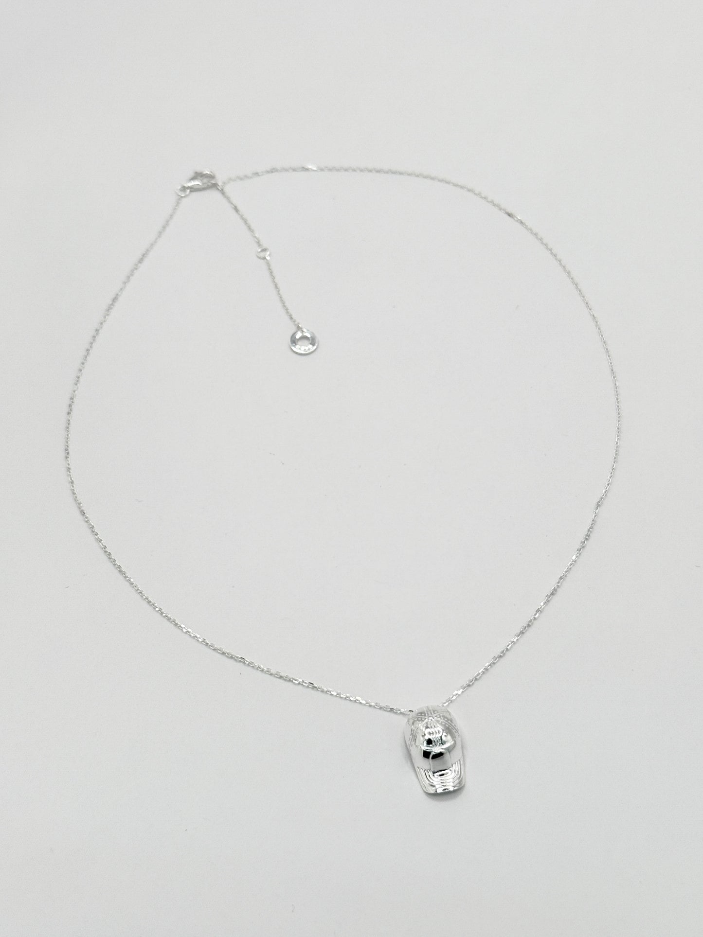 S925 Sterling Silver Iconic Cap Necklace