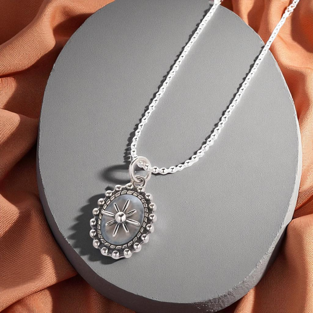 S925 Sterling Silver Guiding Star Amulet Necklace